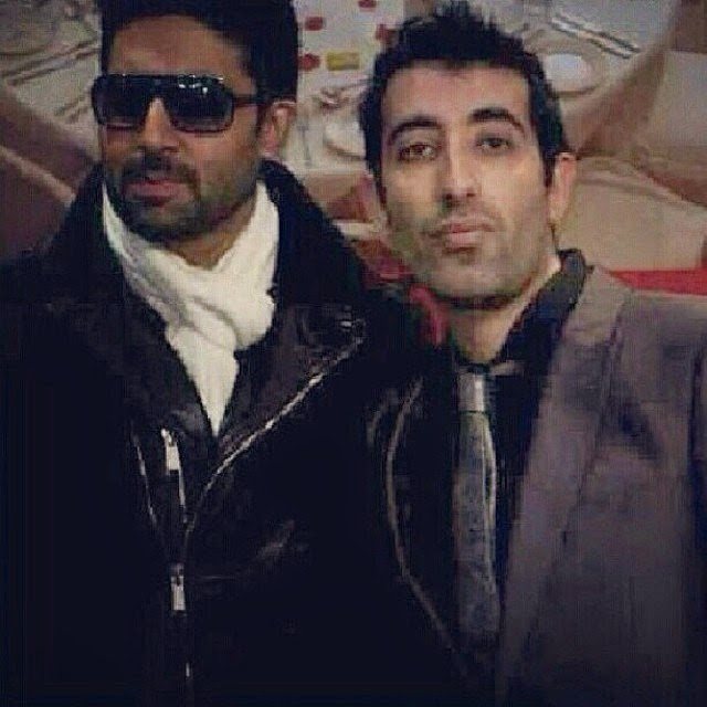 Kaiser Khan with Abhishek Bachchan