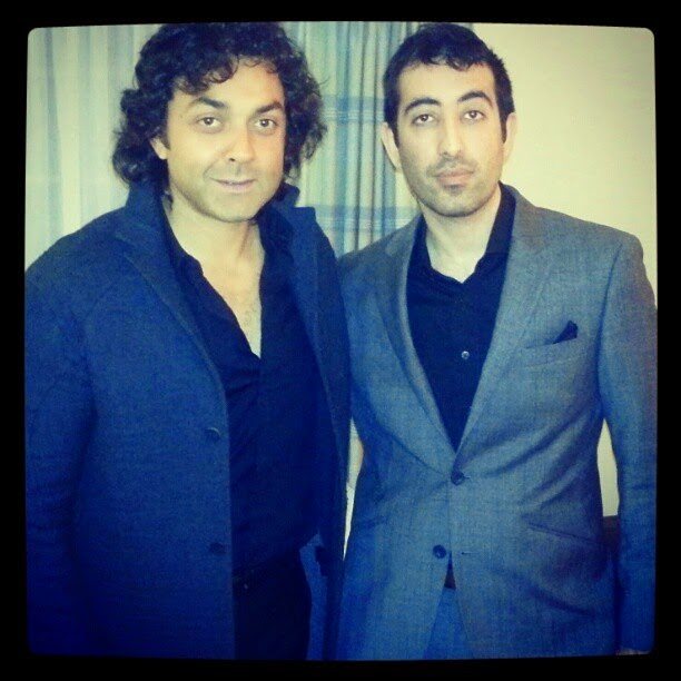 Kaiser Khan with Bobby Deol