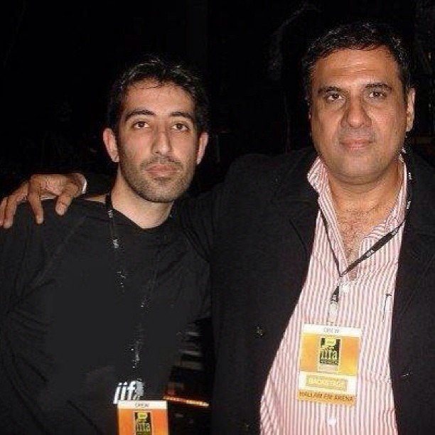 Kaiser Khan with Boman Irani