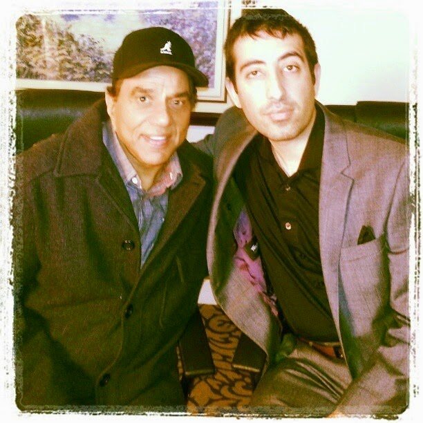 Kaiser Khan with Dharmendra