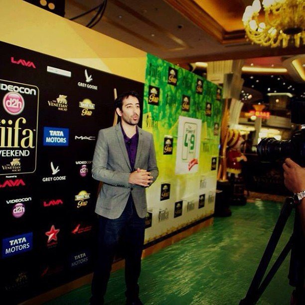 Kaiser Khan on the IIFA Weekend red carpet