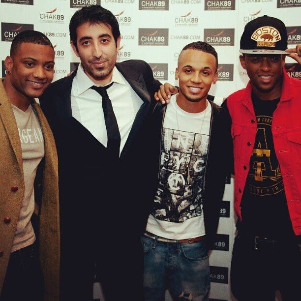 Kaiser Khan with JLS