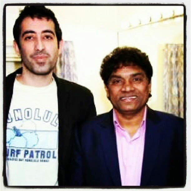 Kaiser Khan with Johnny Lever