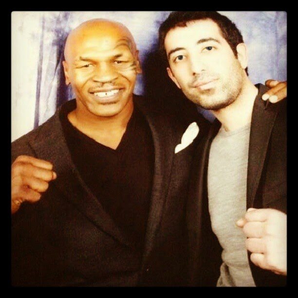 Kaiser Khan with Mike Tyson