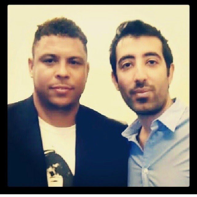 Kaiser Khan with Ronaldo
